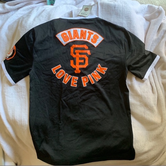 San Francisco Giants Lace-Up Oversized Jersey in - Picture 3 of 5